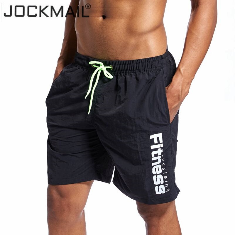 JOCKMAIL Brand 2018 New Men's Summer Quick Dry Shorts Knee length Mens Board Shorts Beach Short Male Short Hot Sales