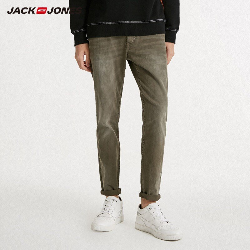 JackJones Men's fashion Trend Slim Stretch Jeans Pants 218432528