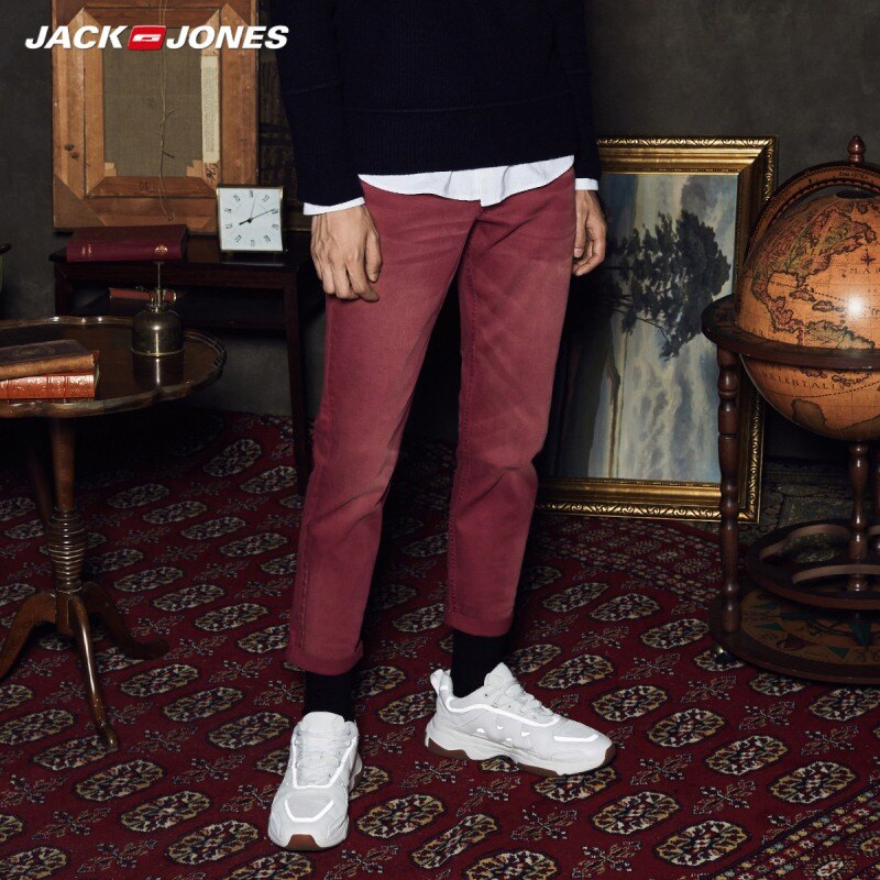 JackJones Men's fashion Trend Slim Stretch Jeans Pants 218432528