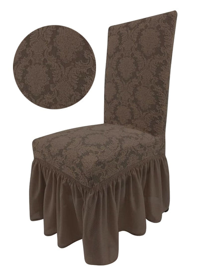 Jacquard chair cover for dining room hotel wedding banquet high quality