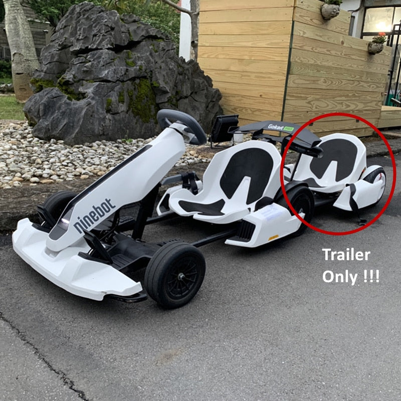 JayCreer Go Kart Trailer For Segway Ninebot Electric Go Kart Or Similar Go Karts