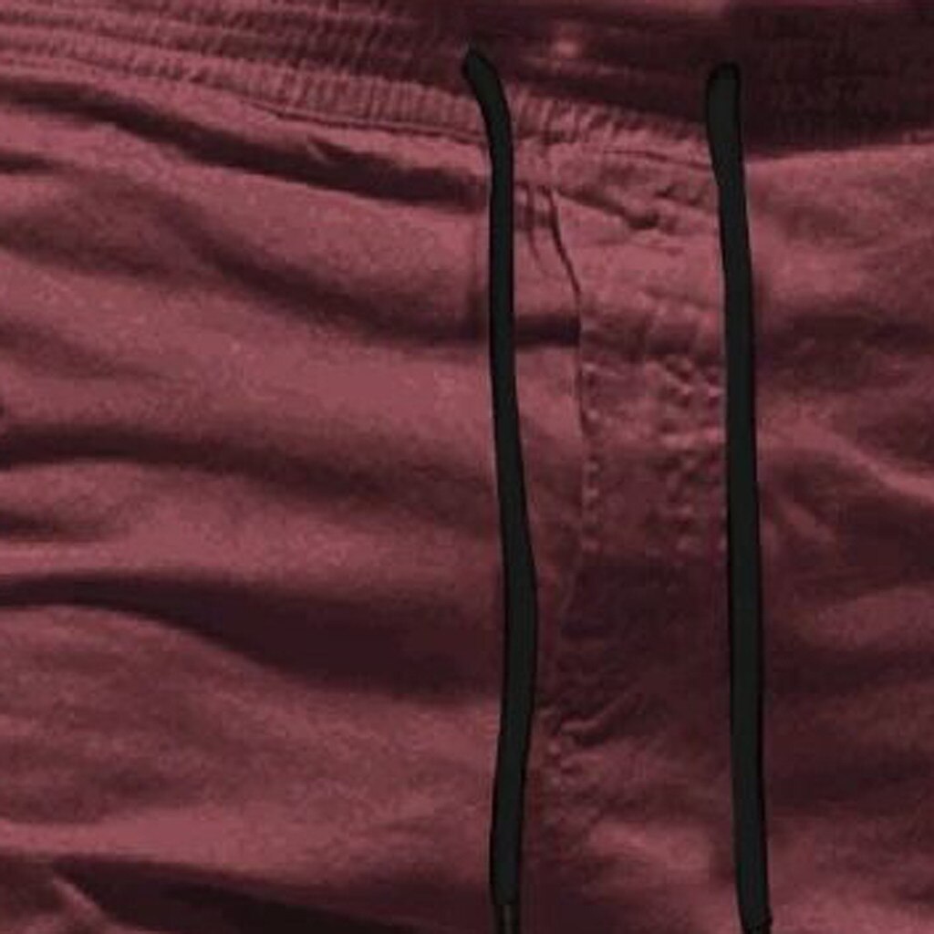 Jaycosin Men's Military Cargo Shorts New Solid Tactical Shorts Men Cotton Loose Work Casual Short Pants Drawstring Pantalones