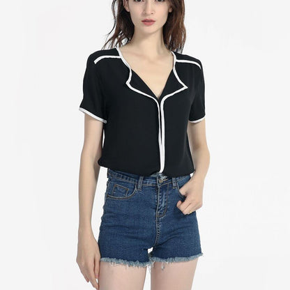 Jeseca New Women Clothing Chiffon Blouse Lace Crochet Female Korean Shirts Ladies Blusas Tops Shirt White Blouses Slim Fit Tops