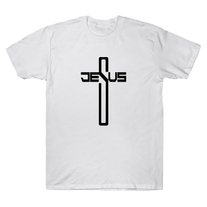 Jesus Christian Cross Printing T-Shirts