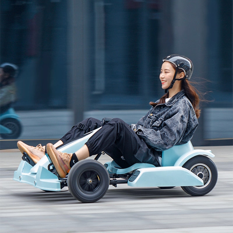 K10 700W 54V 10AH Adult Electric Karting Unisex Go Kart 10 Inch Wheel E-scooter Gokart Racing Skateboard Balance Kids Scooter
