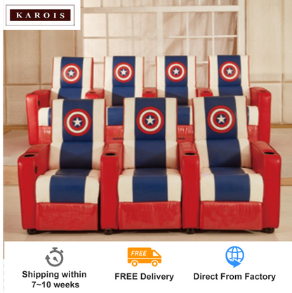 KAROIS R049 Theme movie theater seats design vip cinema recliner sofa chair armrest church chairs home theatre recliners
