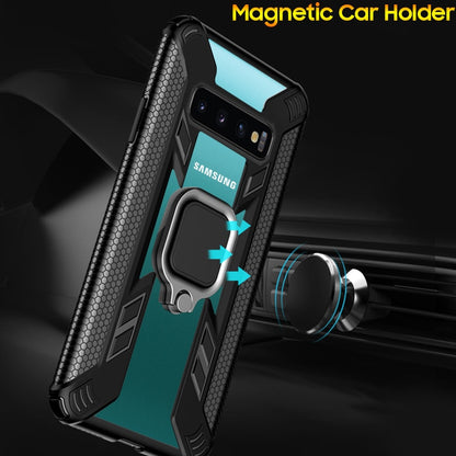 KEYSION Shockproof Armor Case for Samsung Galaxy S10 Plus S10e Note 10 Plus Phone Cover for A70 A50 A30 A20 A10 A50S A9 A7 2018