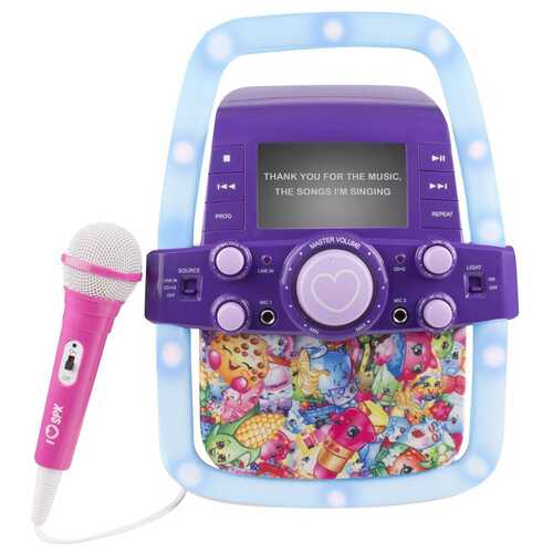 Shopkins Flashing Light Karaoke System