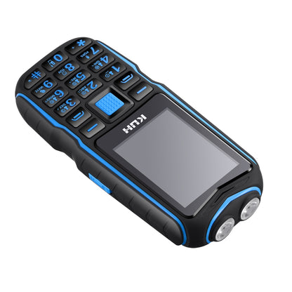 KUH Rugged Outdoor Mobile Phone Long Standby Power Bank Vibration Bluetooth Dual Flashlight Shockproof 15800mAh Loud Speaker