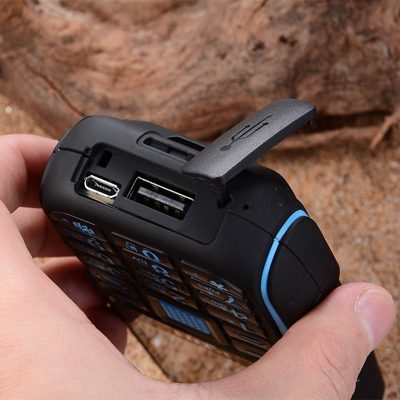 KUH Rugged Outdoor Mobile Phone Long Standby Power Bank Vibration Bluetooth Dual Flashlight Shockproof 15800mAh Loud Speaker