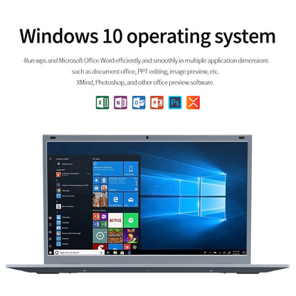 KUU XBOOK 14.1 Inch 8GB DDR4 RAM 128G 256G SSD Windows 10 Included Laptop Intel J4115 Quad Core Keyboard Student Notebook