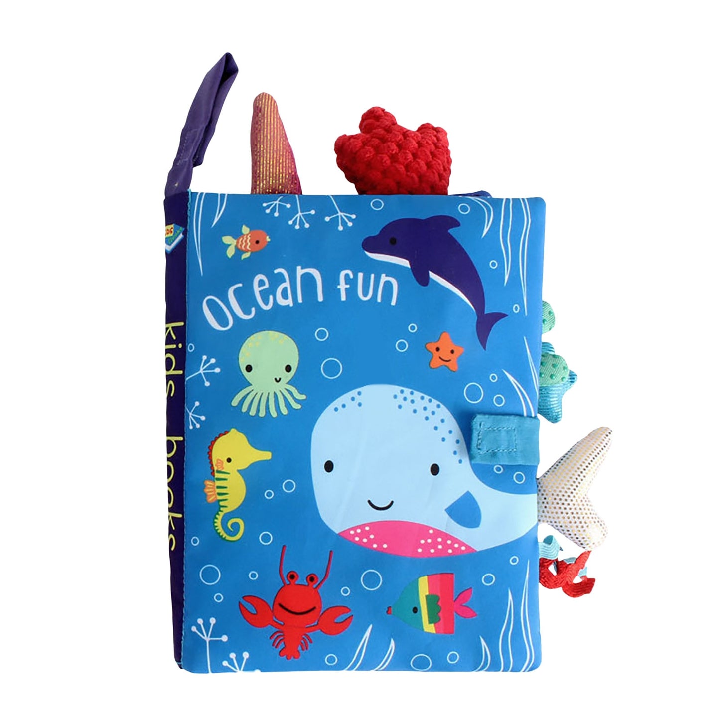 Kawaii 3D Children Animal Tails Cloth Book Baby Puzzle Educational Learning Toy Comfortable and Soft toys РазвивающиеИгрушки