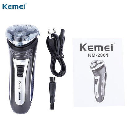 Kemei Electric Shaver Men Razor Rechargeable Beard Shaving Machine Trimmer Hair Cutter