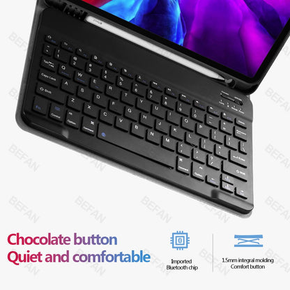Keyboard For iPad 6th 7th 8th Generation Case 10.2 2019 Pro 11 12.9 2018 9.7 10.5 10.9 2020 Funda iPad Air 4 3 2 1 Case for iPad