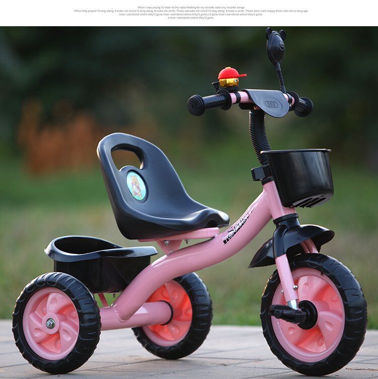 Kids Children Child Tricycle Bicycle 3 Wheel Kindergarten Kids Ride On Bike Toddler Trike for 2-6 Years Old Kid Stroller