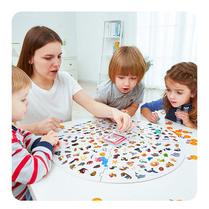 Kids Interactive memory Matching Game TOI find it with small flashlight family Party Funny Puzzle board Game Education toy
