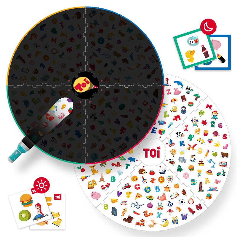 Kids Interactive memory Matching Game TOI find it with small flashlight family Party Funny Puzzle board Game Education toy