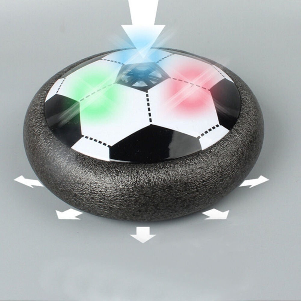 Kids Levitate Suspending Soccer Ball Air Cushion Floating Foam Football with LED Light Gliding Toys Soccer Toys Kids Gifts