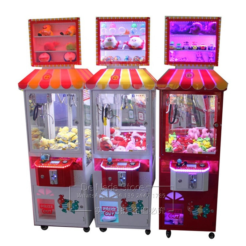 Kids Like Play Coin Operated Mini Cute Arcade Game Machine Catch Dolls Prize Gift Toys Cranes Claw Machine For Shopping Malls