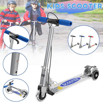Kids Scooter Height Adjustable Foldable Children Balance Bike Baby Ride on Toy Gift for Boy Girl