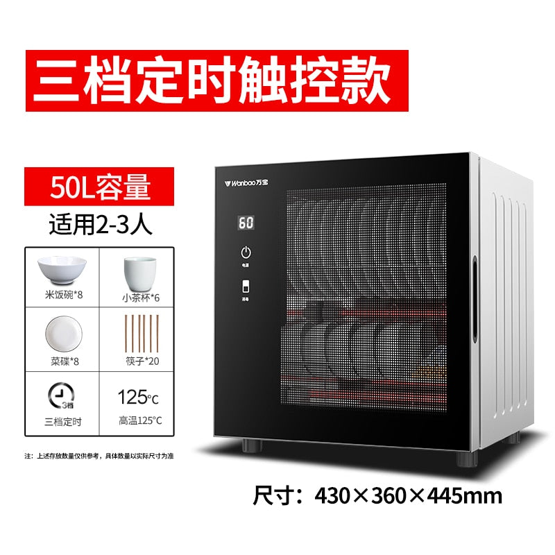 Kitchen cabinet dish dryer Household Small Desktop High Temperature sterilizing machine Kitchen uv cabinet disinfecting cabinets