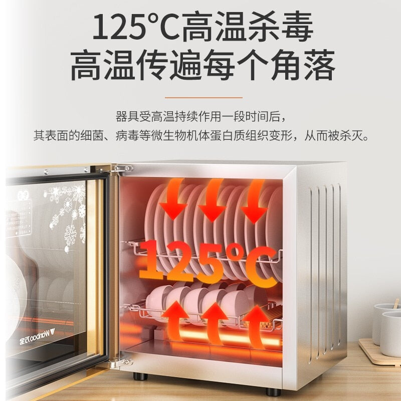 Kitchen cabinet dish dryer Household Small Desktop High Temperature sterilizing machine Kitchen uv cabinet disinfecting cabinets