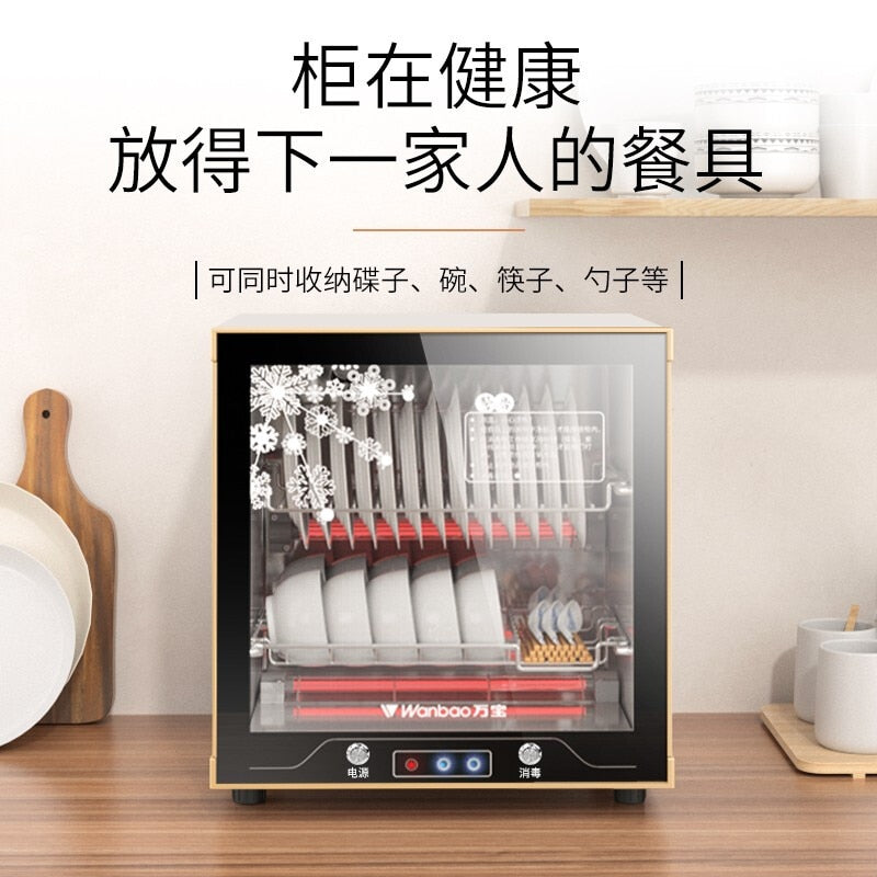 Kitchen cabinet dish dryer Household Small Desktop High Temperature sterilizing machine Kitchen uv cabinet disinfecting cabinets