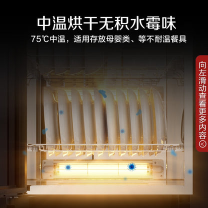 Kitchen tableware bowl chopsticks teacups disinfecting cabinets Kitchen cabinet dish dryer high temperature sterilizing machine
