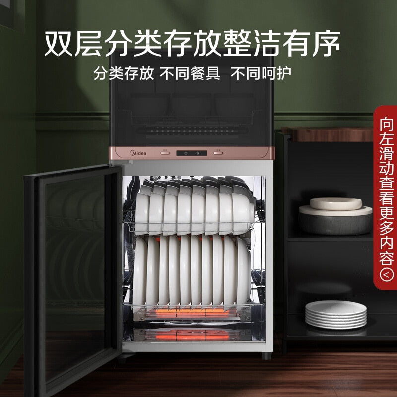 Kitchen tableware bowl chopsticks teacups disinfecting cabinets Kitchen cabinet dish dryer high temperature sterilizing machine