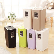 Load image into Gallery viewer, 8 Litre Waste Bin Recycling Bins Press-to Open Home Office Bedroom Living Room Kitchen Bathroom Garbage Trash Basket
