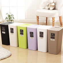 Load image into Gallery viewer, 8 Litre Waste Bin Recycling Bins Press-to Open Home Office Bedroom Living Room Kitchen Bathroom Garbage Trash Basket
