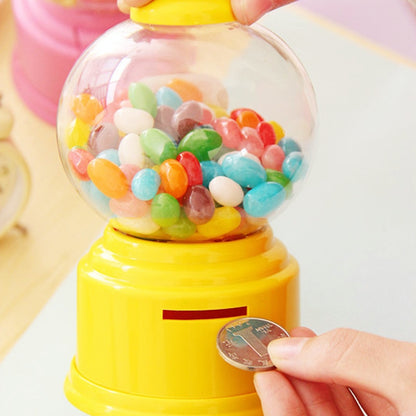 Korean Vending Sweets Candy Machine Piggy Bank Deposit Box Children's Money Saving Bank Kids Lovers gift