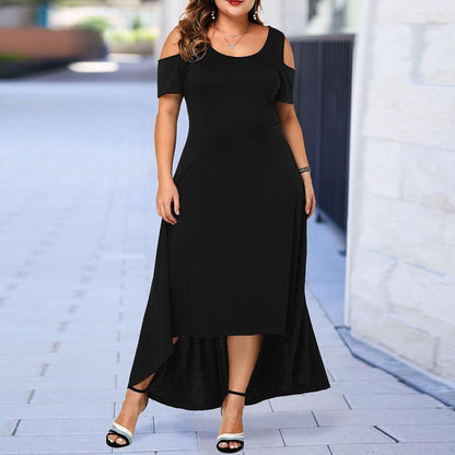 L-5XL 2019 summer Long Dress Women Large Size Loose Elegant Maxi Dress Casual Plus Size Women Clothing Party Floor Length Dress