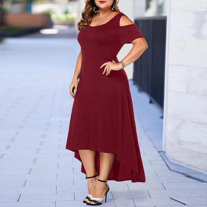 L-5XL 2019 summer Long Dress Women Large Size Loose Elegant Maxi Dress Casual Plus Size Women Clothing Party Floor Length Dress