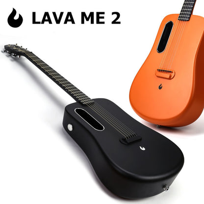 LAVA ME 2: 36 inch Electric Guitar 6 Strings Classical Guitar Top Carbon Fiber Guitar With Electric Box Free Shipping