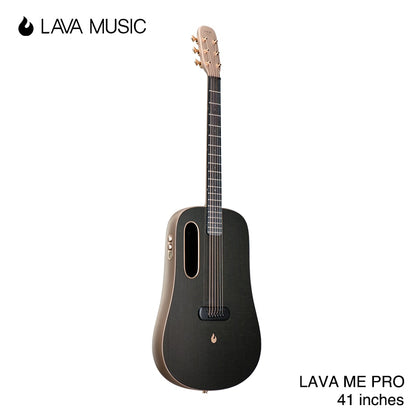 LAVA ME PRO Acoustic Electric Guitar Carbon Fiber FreeBoost 41 Inch Professional Playing Guitar With Case Pick Charging Cable