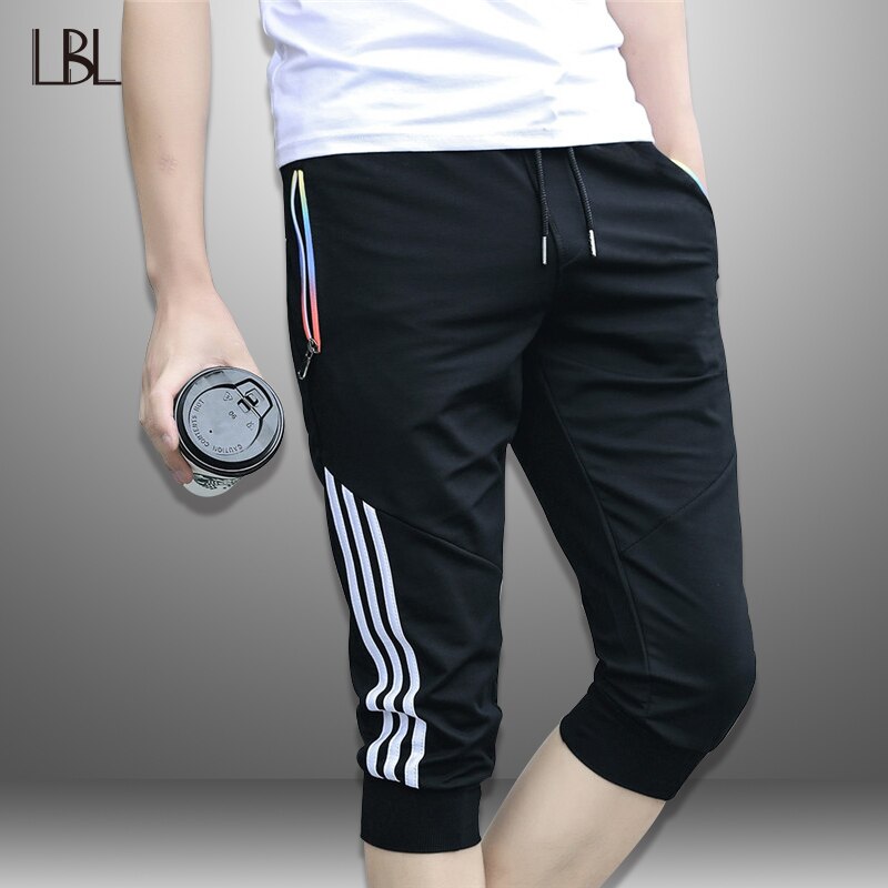 LBL Men's Striped Shorts Summer Casual Men's Beach Shorts Sportswear Short Sweatpants Jogger Breathable Trousers Boardshorts Man