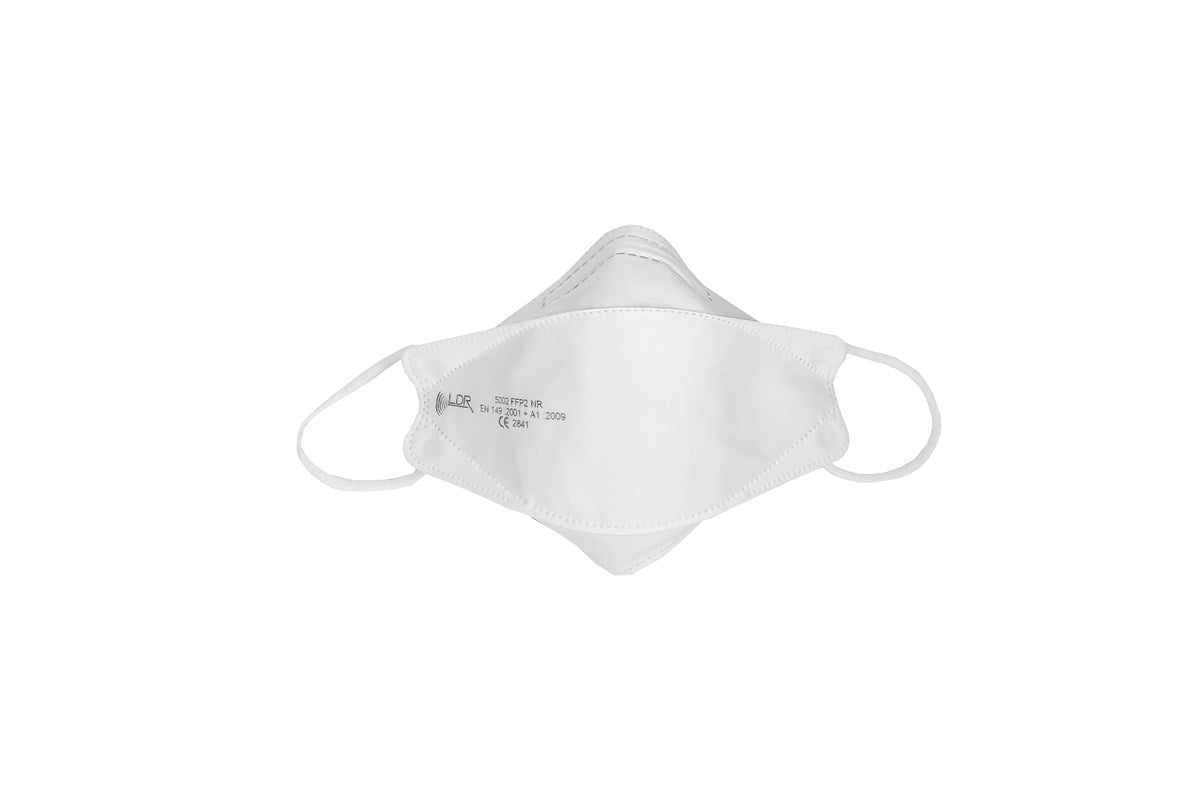 LDR 5002 Nr Certified Mask 10 Pcs/Box EN 149:2001 + A1:2009 FFP2  N R