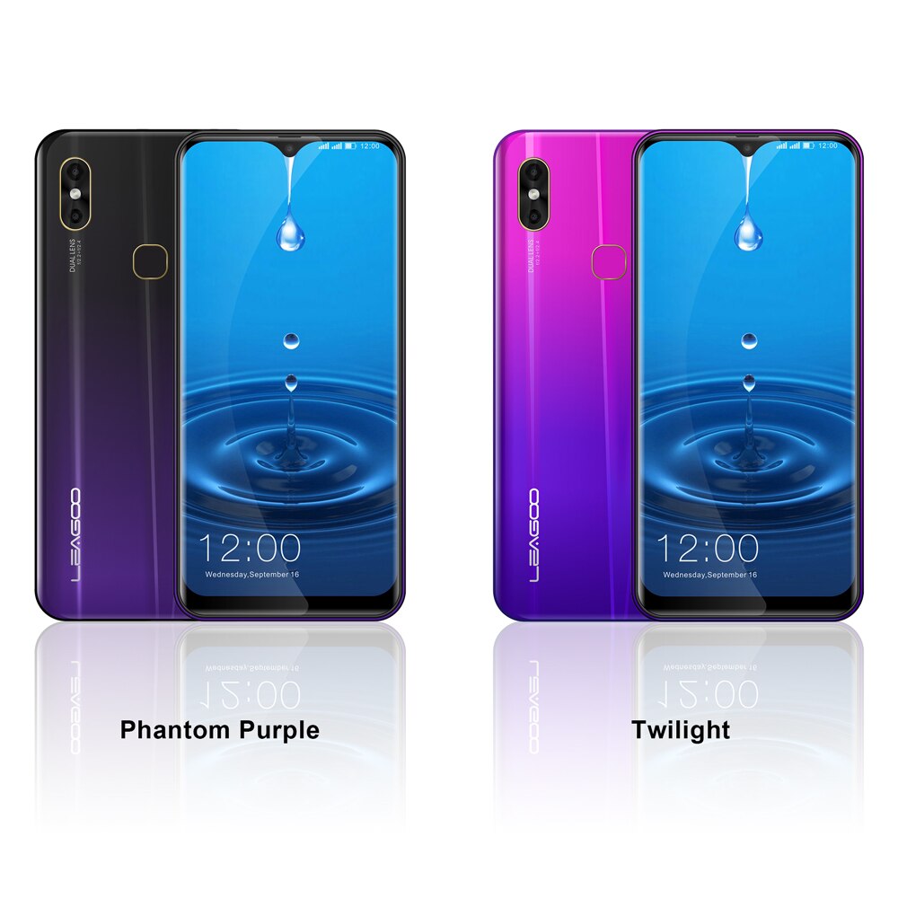 LEAGOO M13 4GB RAM 32GB ROM Mobile Phone Android 9.0 6.1" Waterdrop Screen MTK6761 Quad Core Fingerprint Face ID 4G Smartphone