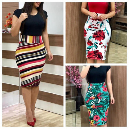 Laamei 2019 Women Boho Print Vintage Floral Dress Pencil Dresses Evening Party Dress Bodycon Package Hip Vestidos