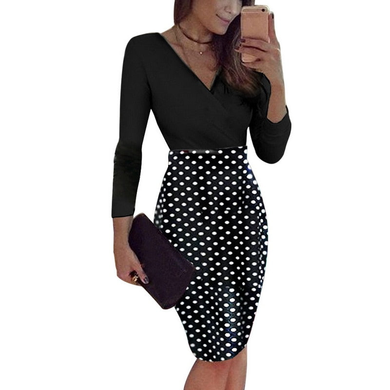 Laamei 2019 Women Boho Print Vintage Floral Dress Pencil Dresses Evening Party Dress Bodycon Package Hip Vestidos