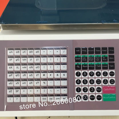 Label Printing Scale and Cash Register Scale with Thermal Label & Receipt Printer TM-A 2017 Commercial POS Retail Balance Scale
