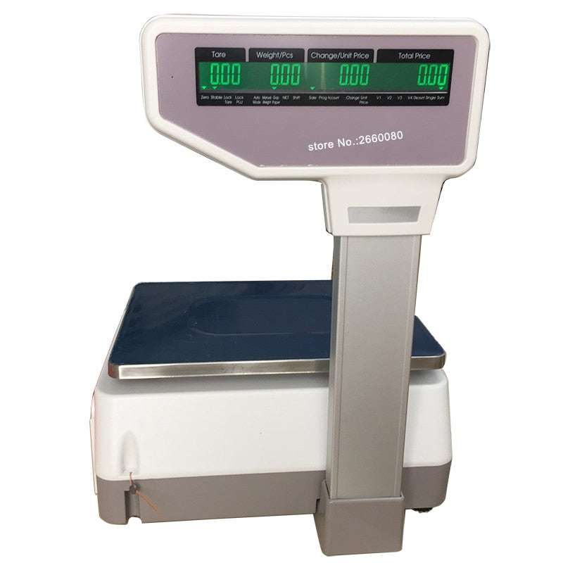 Label Printing Scale and Cash Register Scale with Thermal Label & Receipt Printer TM-A 2017 Commercial POS Retail Balance Scale