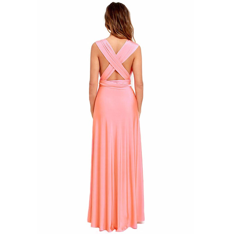 Ladies Sexy Women Maxi Club Dress Bandage Long Party Multiway Swing Dress Convertible Infinity Robe Bridesmaids Boho Women Dress