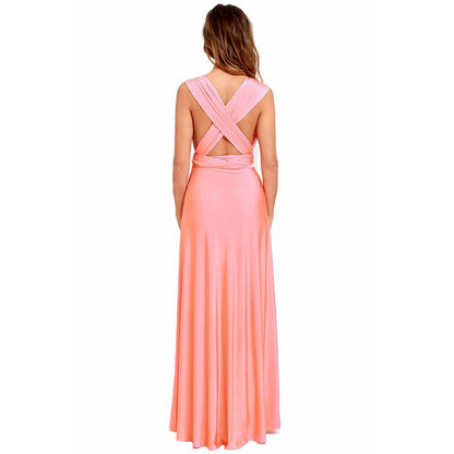 Ladies Sexy Women Maxi Club Dress Bandage Long Party Multiway Swing Dress Convertible Infinity Robe Bridesmaids Boho Women Dress