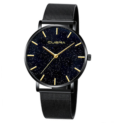 Ladies Watch Starry Sky Diamond Dial Women Bracelet Watches Stainless Luxury Brand Quartz Mesh Magnetic Buckle Wristwatch Woman