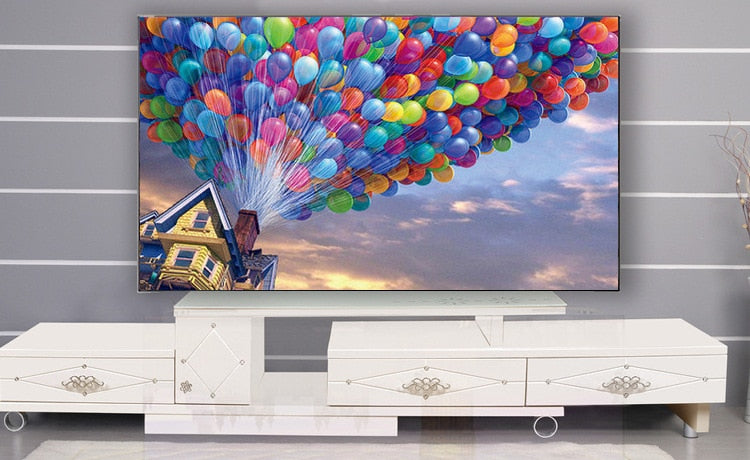 Large size lcd monitor 100'' inch and 4k wifi smart TV led Television TV