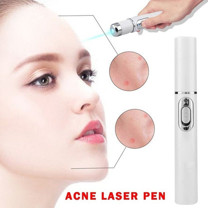 Lase Freckle Dark Spot Scar Acne Removal Therapy Pen Medical Blue Light Portable Acne Laser Pen Scar Wrinkle Removal Beauty Tool