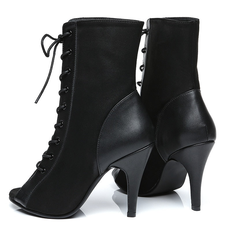 Latin Dance Shoes For Women Black Tango Dance Shoes Waltz Shoes High Dance Shoes Jazz Puma Shoes Women