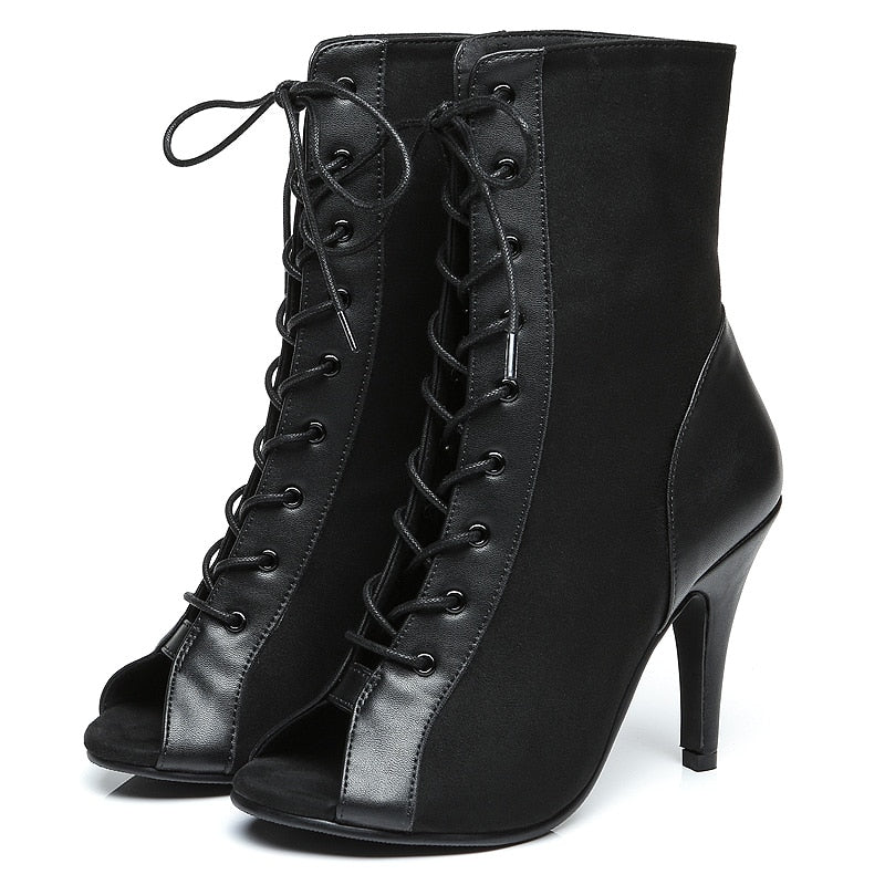 Latin Dance Shoes For Women Black Tango Dance Shoes Waltz Shoes High Dance Shoes Jazz Puma Shoes Women
